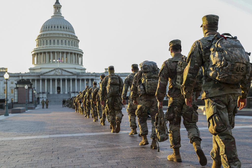 Washington, Dc Prepares For Potential Unrest Ahead Of Presidential Inauguration