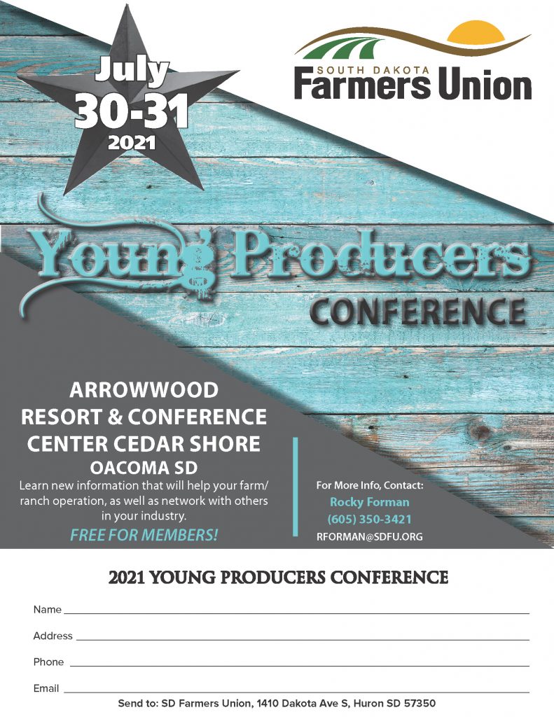 Sdfu Young Producers 8.5x11 Ad 2021