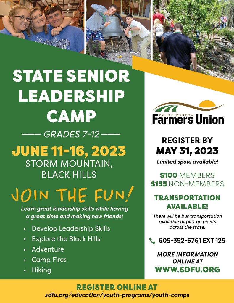 State Senior Leadership Camp Flyers2