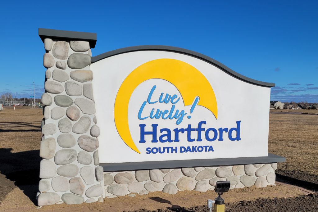 Hartford Welcome Sign